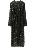 Fabiana Filippi sequin-embroidered dress - Black