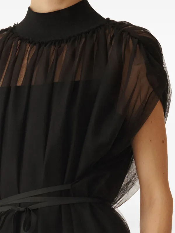 Fabiana Filippi チュール ドレス | ブラック | FARFETCH JP