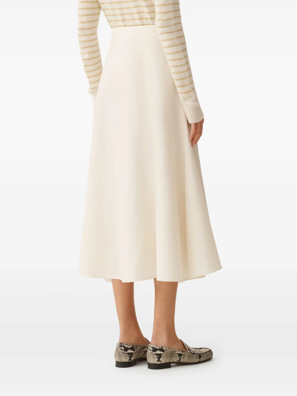 Fabiana Filippi A-lijn midi-rok Wit