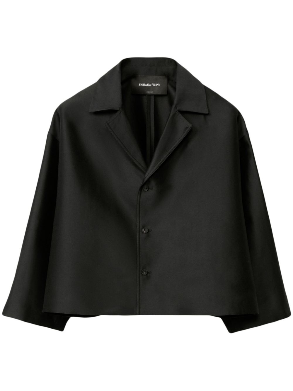 Fabiana Filippi cropped jacket - Black