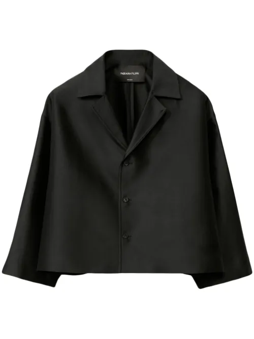 Veste à coupe crop - Fabiana Filippi - Modalova