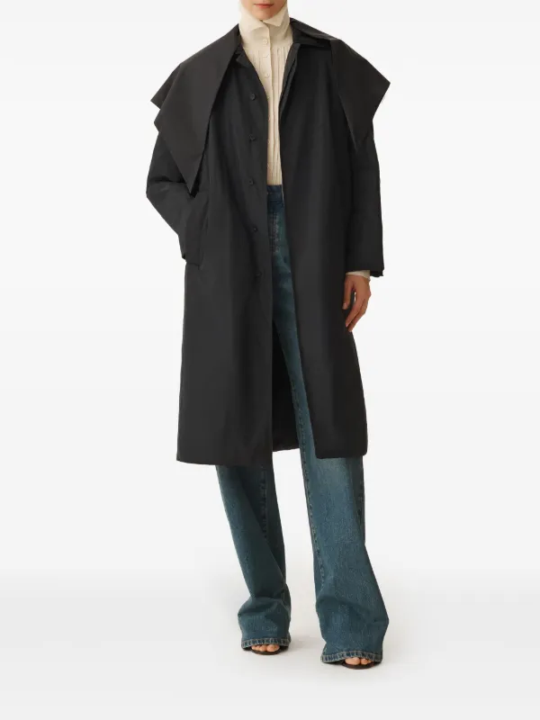 Fabiana Filippi オーバーサイズカラー コート | ブルー | FARFETCH JP 