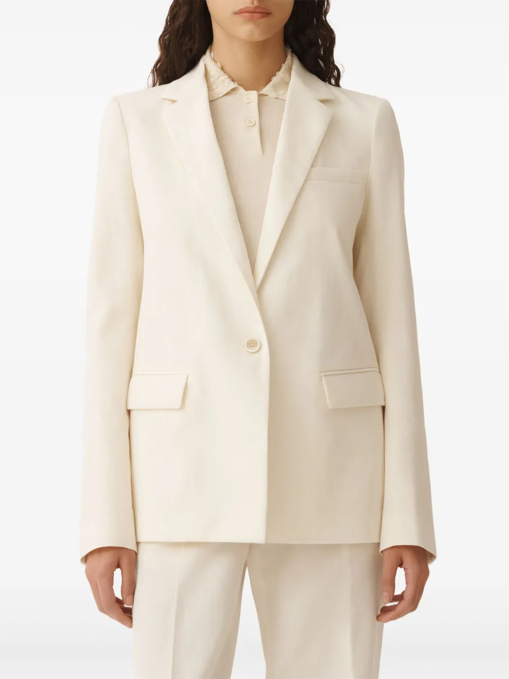 FABIANA FILIPPI SINGLE BUTTON BLAZER