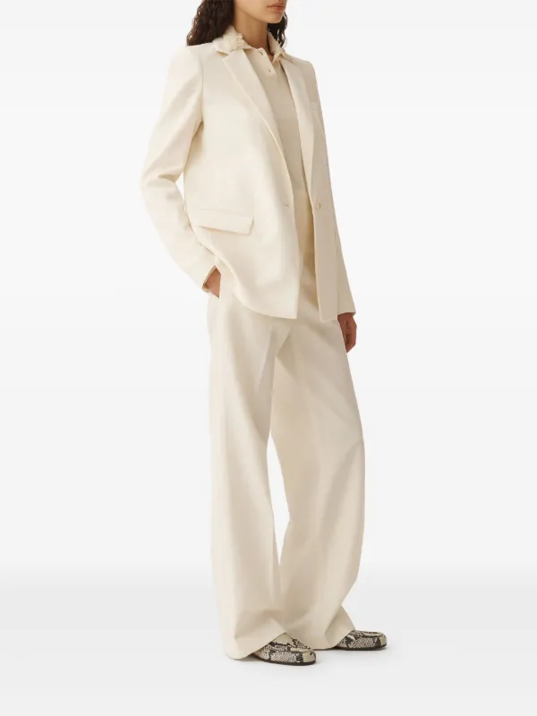 ファビアナフィリッピ　白ジャケット美品 Fabiana Filippi シングルジャケット | ホワイト | FARFETCH JP