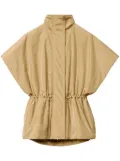 Fabiana Filippi short-sleeved cape cape - Gold