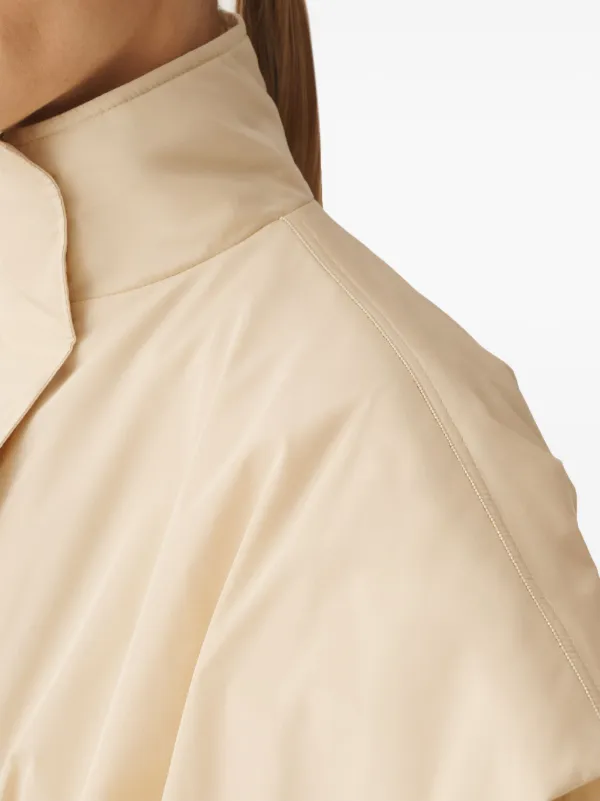 Fabiana Filippi ショートスリーブ ケープ | ニュートラル | FARFETCH JP