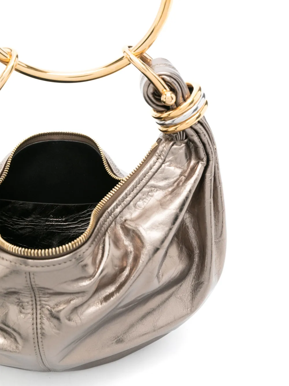 Chloé Bracelet schoudertas met polsband Zilver