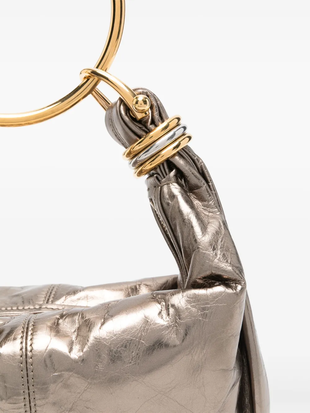 Chloé Small Bracelet Shoulder Bag | Silver | FARFETCH