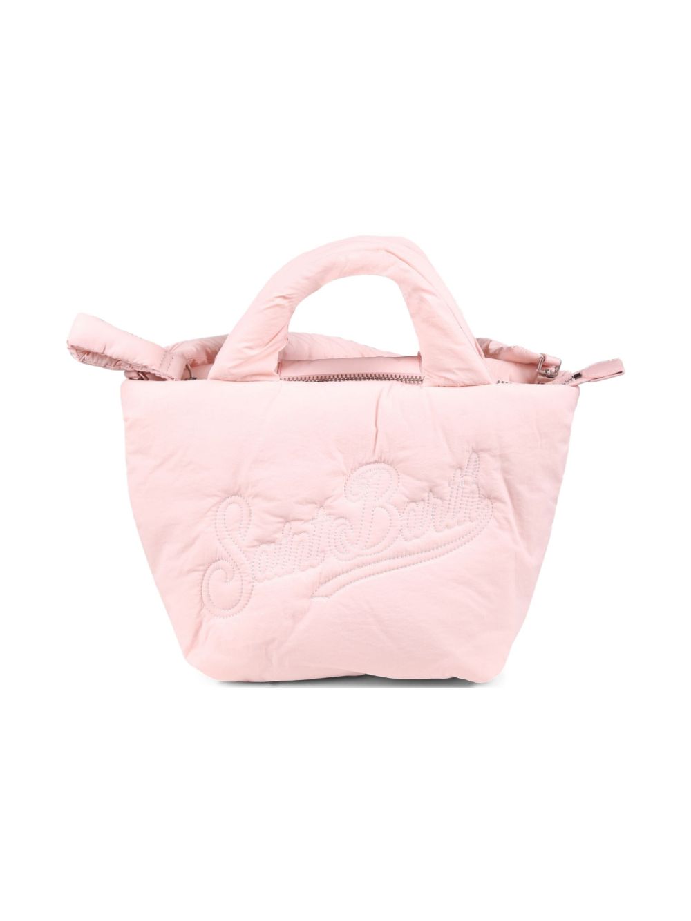 MC2 Saint Barth Kids embroidered shoulder bag - Roze