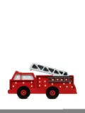 Little Lights Fire Truck lamp - Red