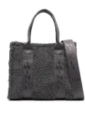 TWINSET faux-fur tote bag - Grey