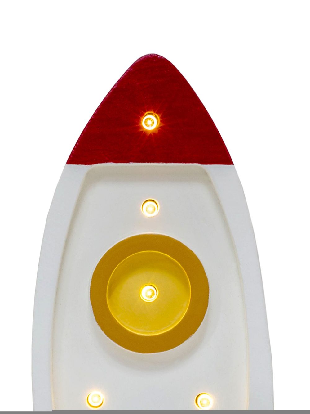 Little Lights Kleine Space Rocket lamp - Wit