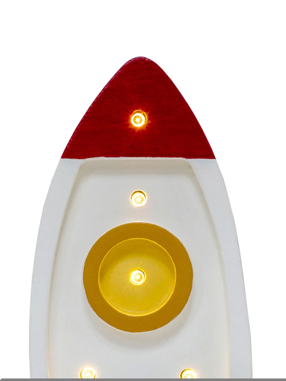 Little Lights mini Space Rocket lamp - White