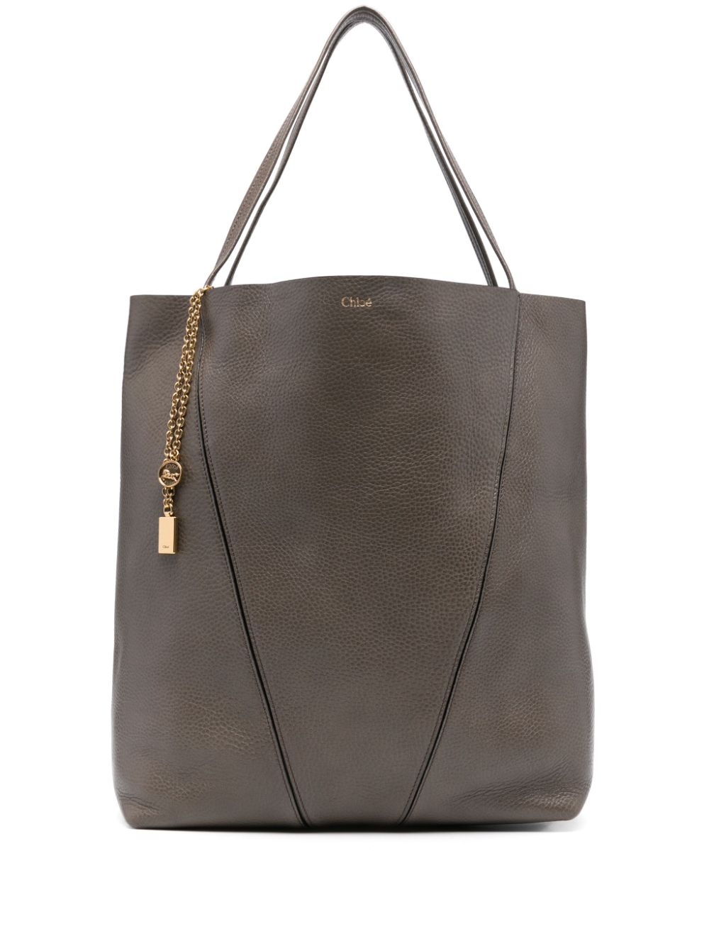 Chloé large Spin tote bag - Grey