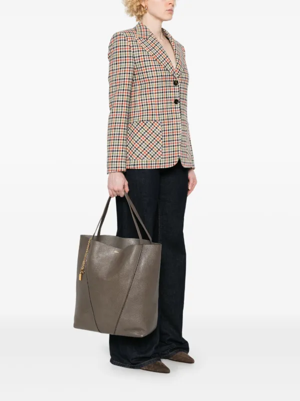 Chloé Large Spin Tote Bag | Grey | FARFETCH