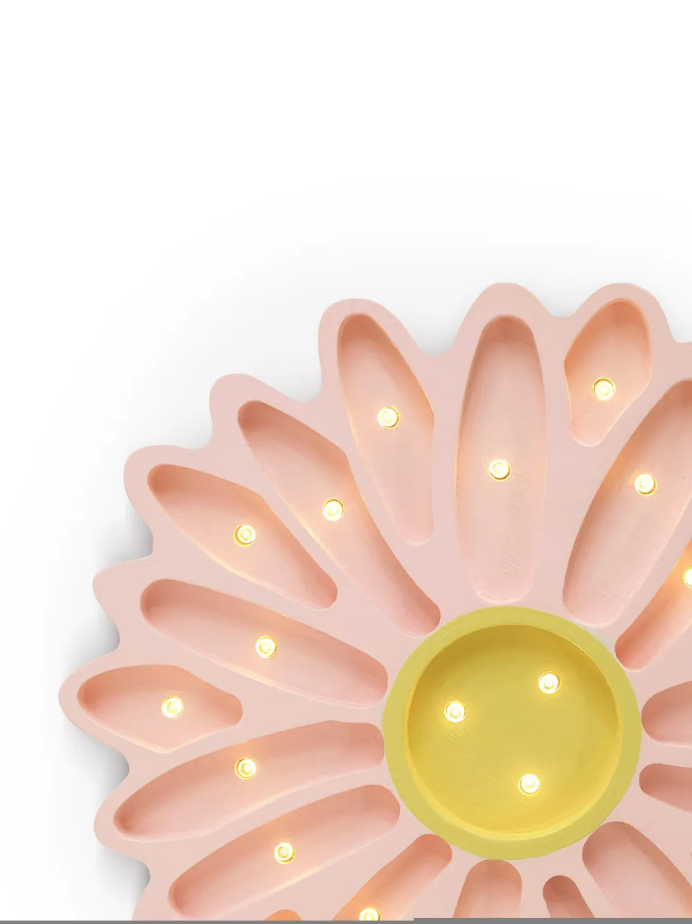 Little Lights Daisy lamp - Roze