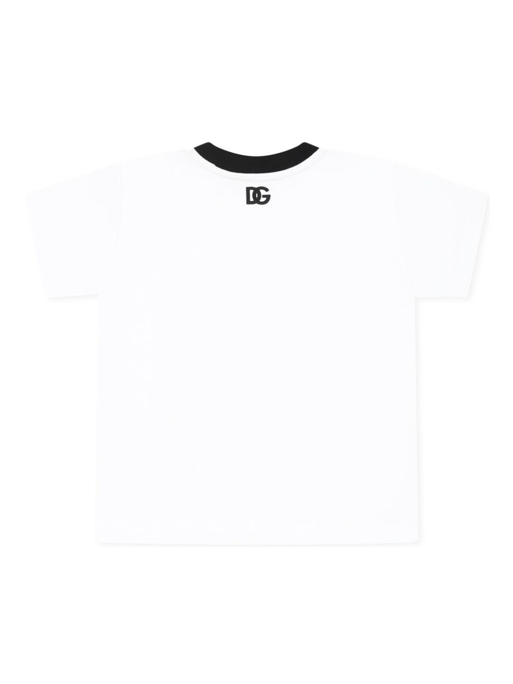 Dolce & Gabbana Kids T-shirt met logoprint - Wit