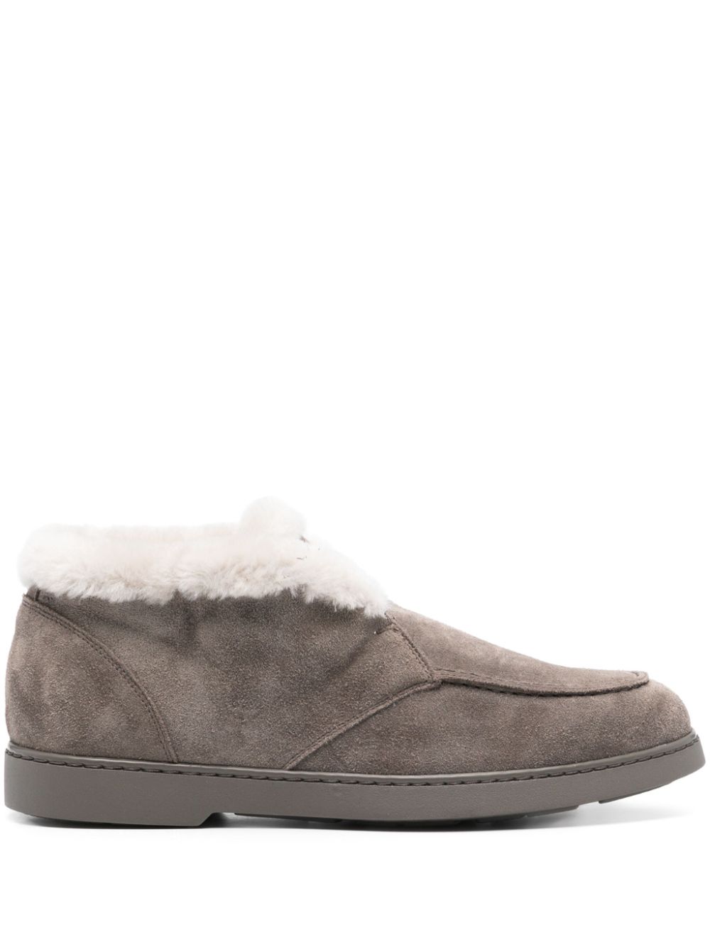 Doucal's suede ankle boots - Grey