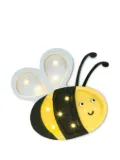 Little Lights Happy Bee lamp - Black