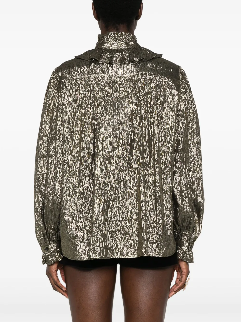Chloé Shirt met lamé effect Zwart