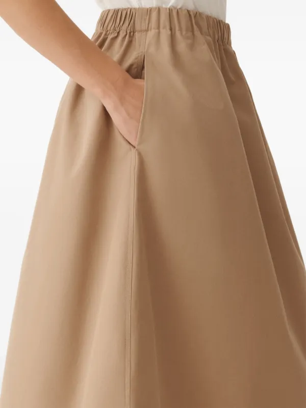 スカート FABIANA FILIPPI SKIRT (GND265F413D432) Fabiana Filippi bead-detailing Midi Skirt | Brown | FARFETCH JO