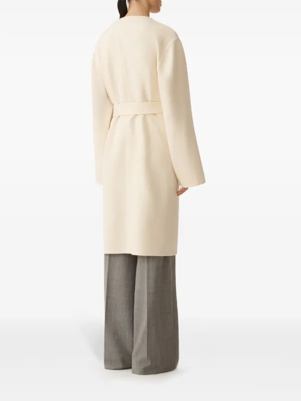 FABIANA FILIPPI GND265F410D260778 関税送料込 Fabiana Filippi ウール コート | ニュートラル | FARFETCH JP