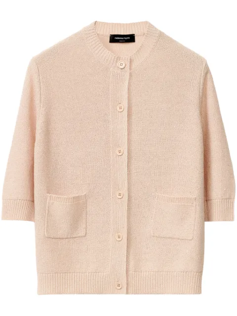 Fabiana Filippi three-quarter-sleeved cardigan