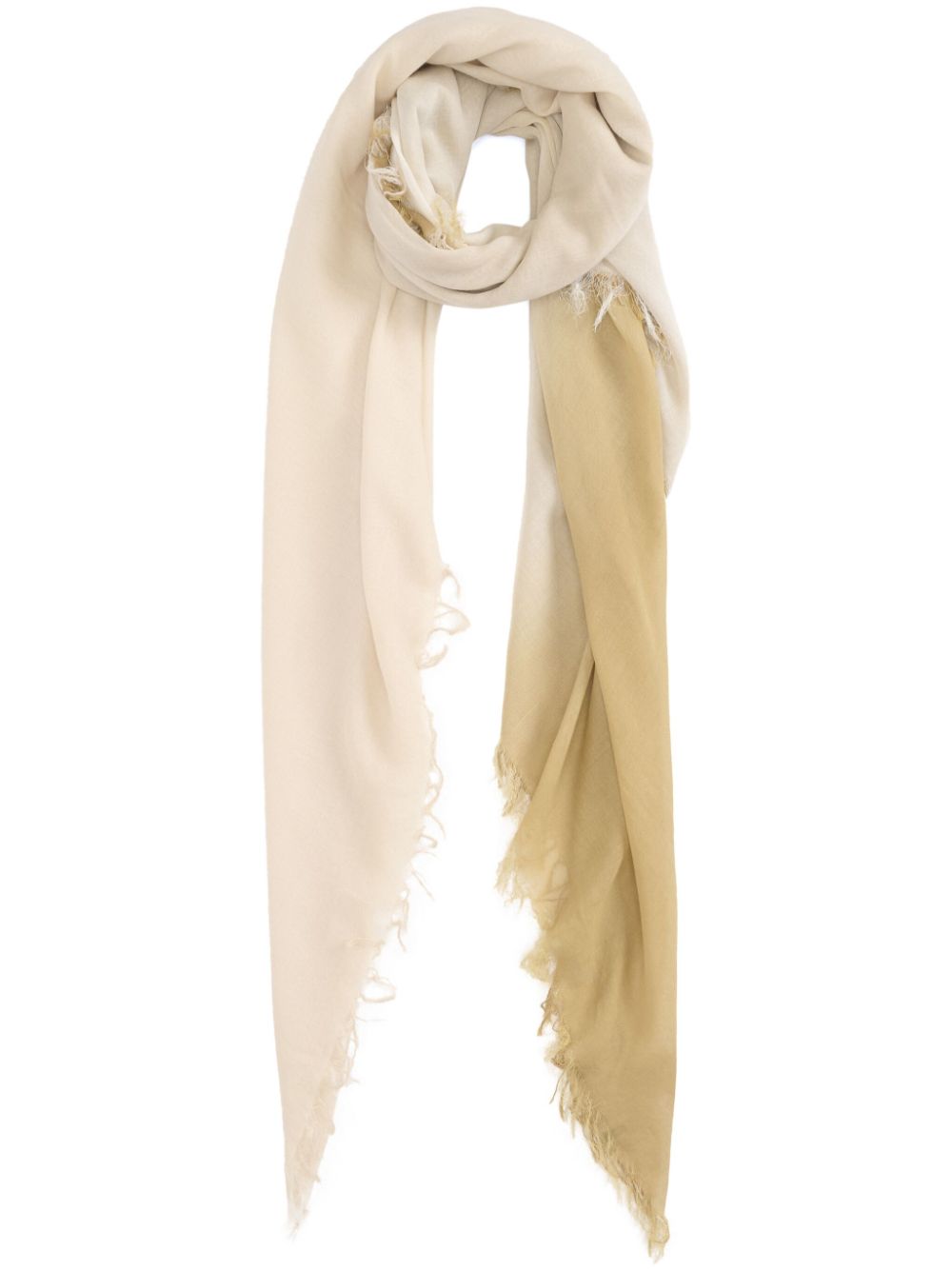 Fabiana Filippi Sjaal met kleurverloop Beige