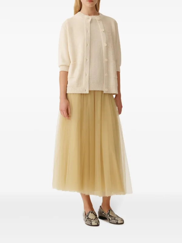 Fabiana Filippi sequin-embellished T-shirt | Neutrals