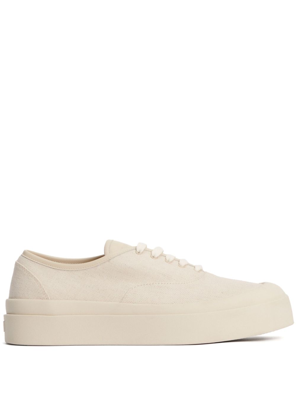 Fabiana Filippi logo-patch lace-up sneakers White