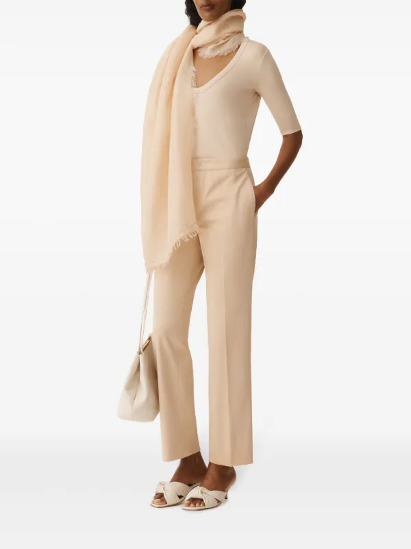 FABIANA FILIPPI 黄色ベージュ長袖シャツ Fabiana Filippi Jersey T-shirt | Neutrals | FARFETCH AU