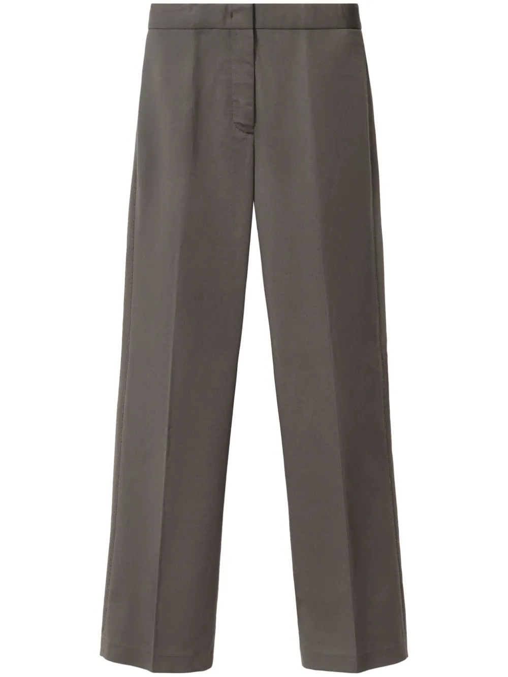 straight-leg trousers