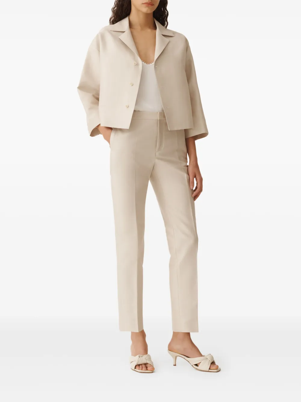 Fabiana Filippi Mikado broek - Beige