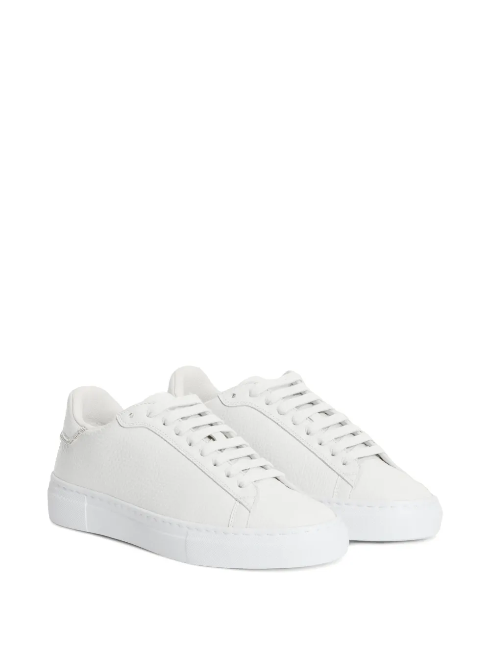 Fabiana Filippi Leren sneakers Wit