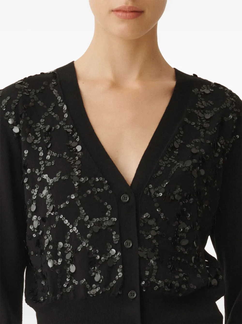FABIANA FILIPPI SEQUINED CARDIGAN