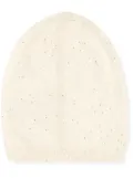 Fabiana Filippi sequinned beanie hat - Neutrals