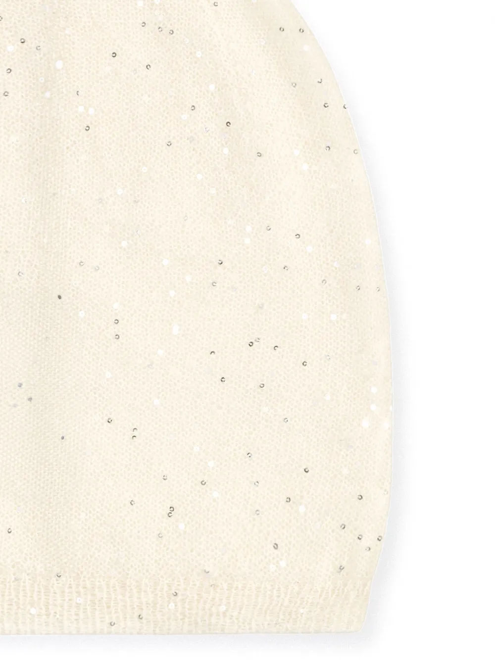 Fabiana Filippi Muts met pailletten Beige