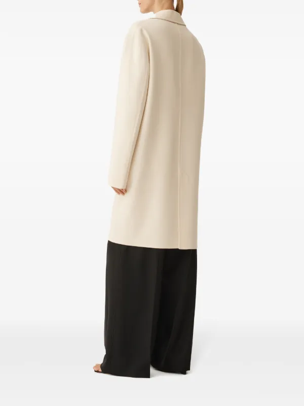 【FABIANA FILIPPI】 WHITE WOOL COAT Fabiana Filippi Wool Coat | Neutrals | FARFETCH