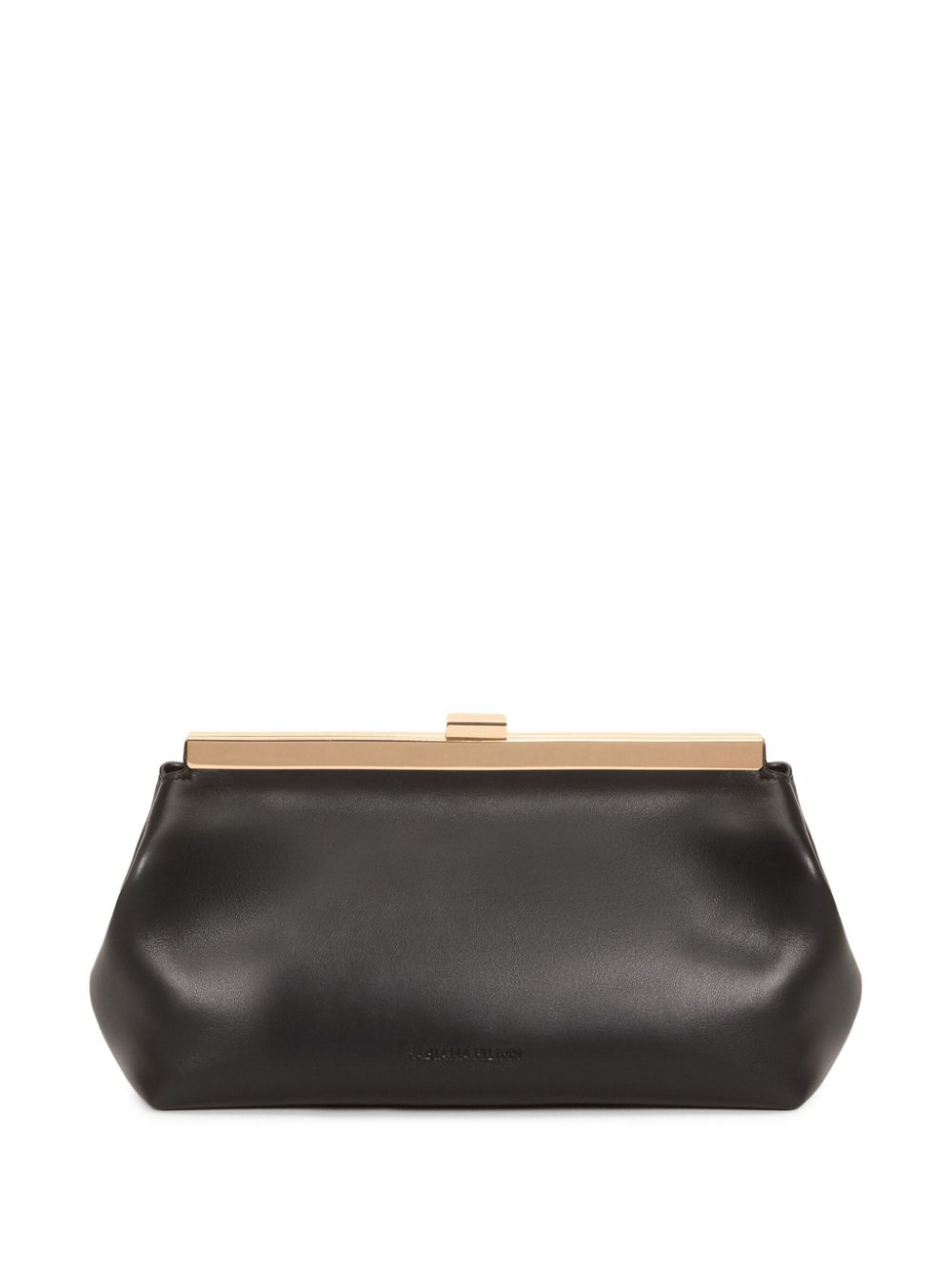 nappa leather clutch