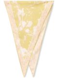 Fabiana Filippi tillia-print silk scarf - Yellow