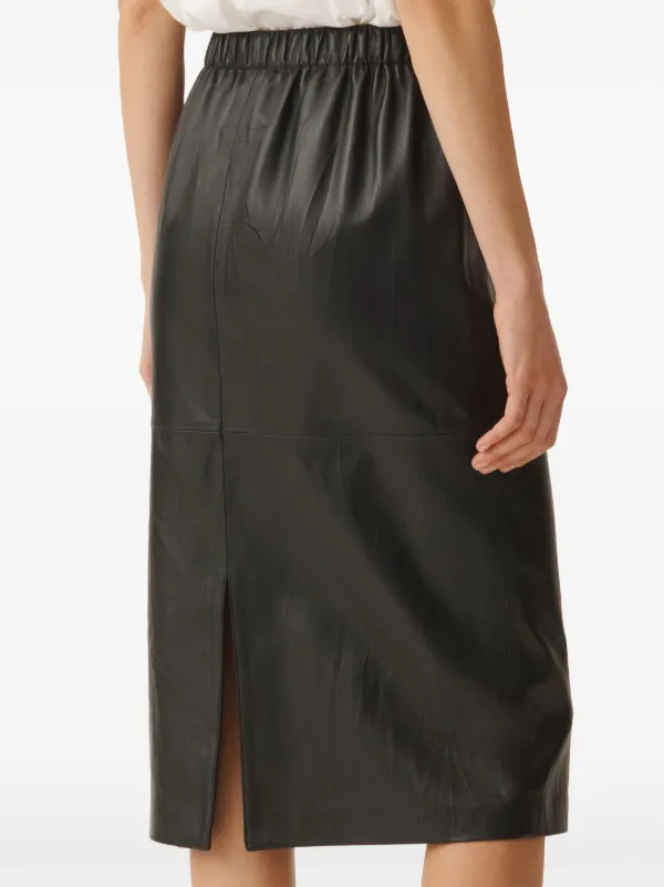 Fabiana Filippi レザースカート | ブラック | FARFETCH JP
