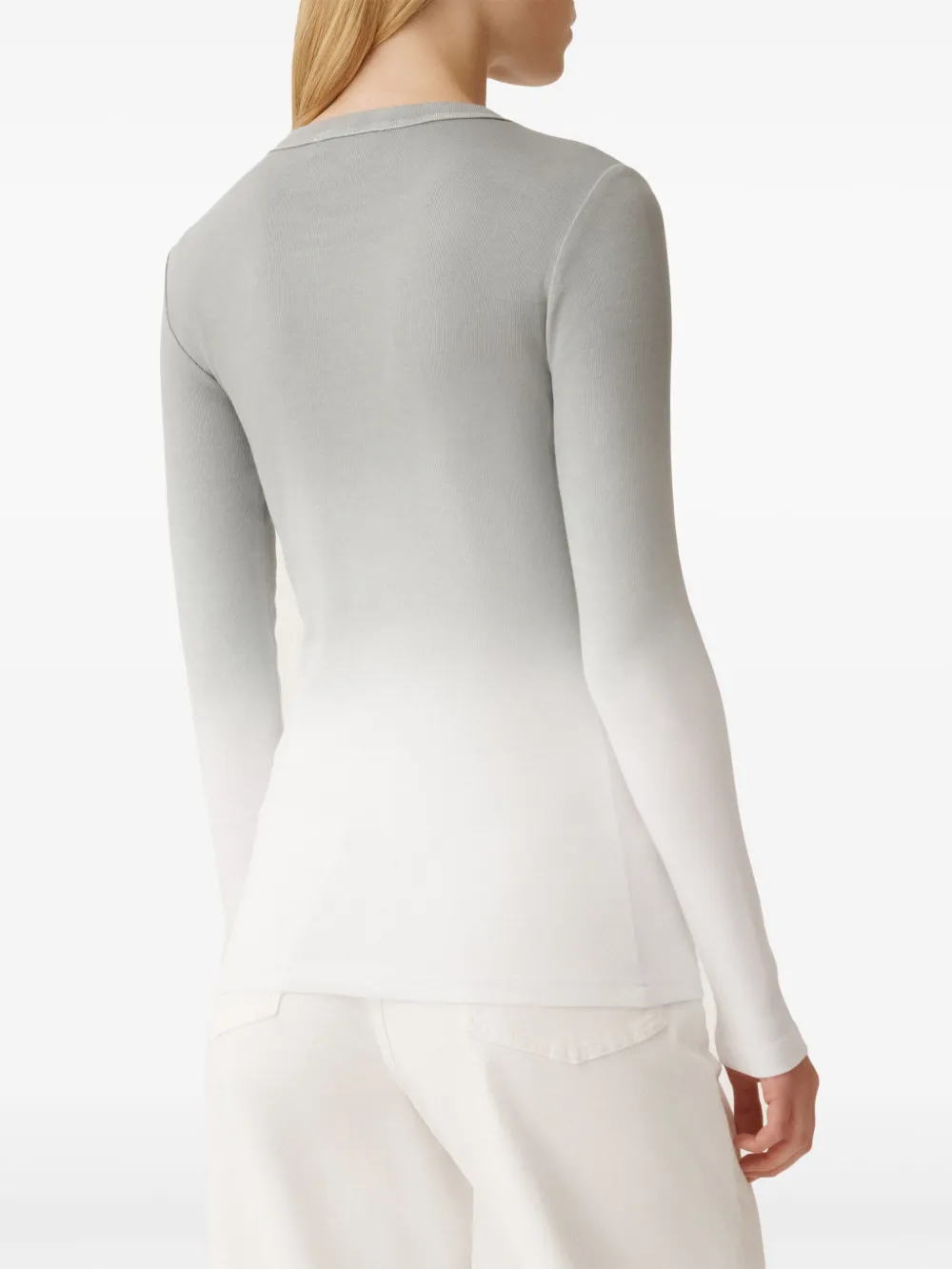 Fabiana Filippi Gradient-effect T-shirt In Grey