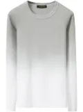 Fabiana Filippi gradient-effect T-shirt - Grey