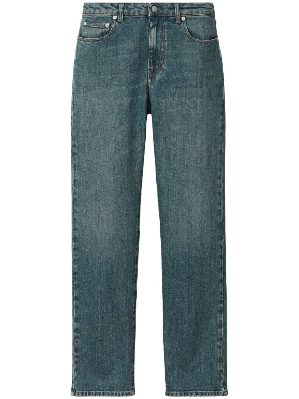 straight-leg jeans