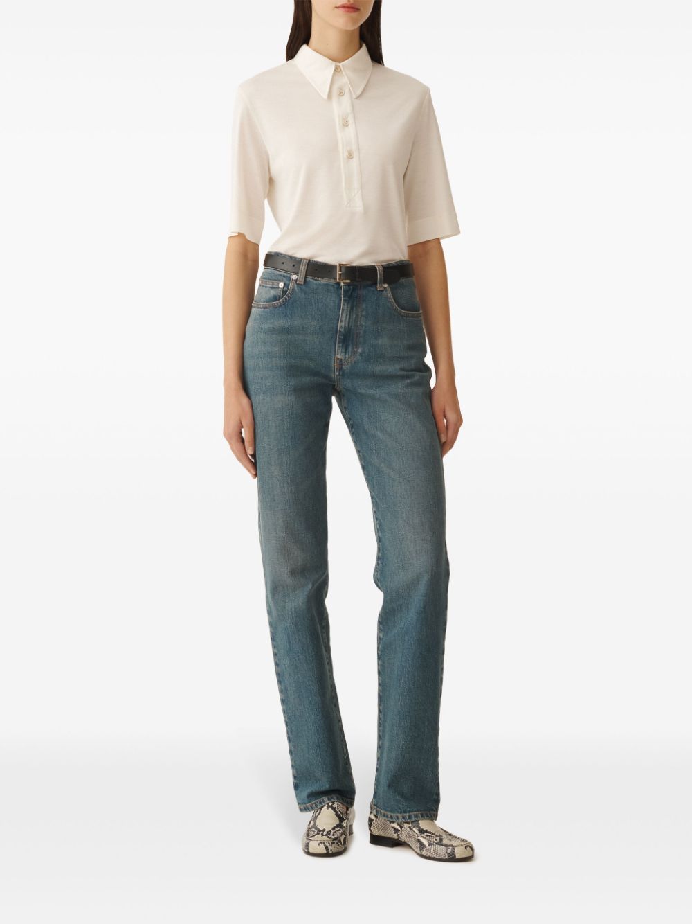 Fabiana Filippi Straight jeans - Blauw