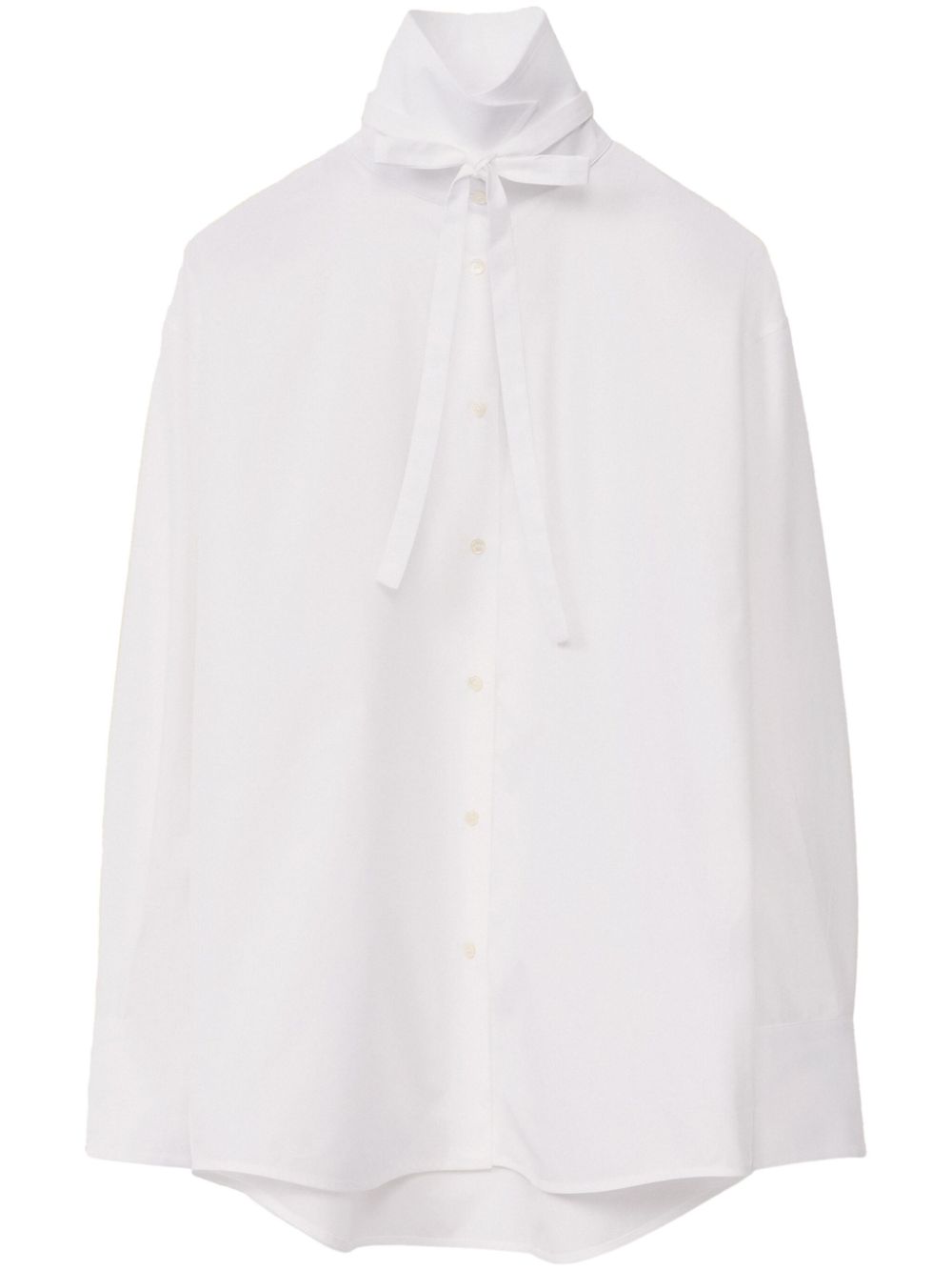 Fabiana Filippi poplin shirt - White