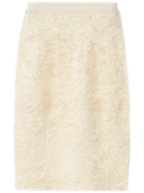 Fabiana Filippi textured-finish midi skirt 