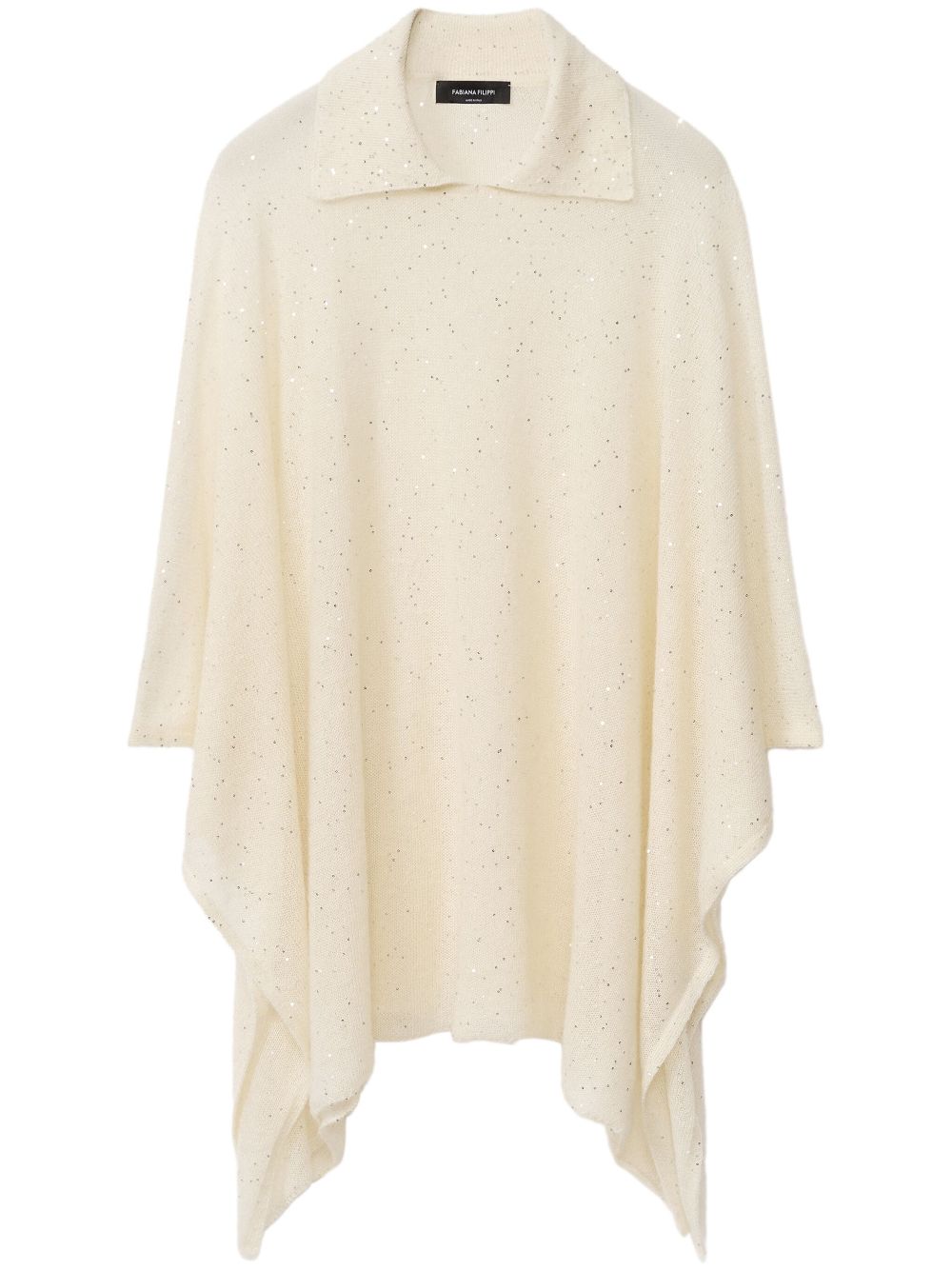 Fabiana Filippi sequin cape - Neutrals