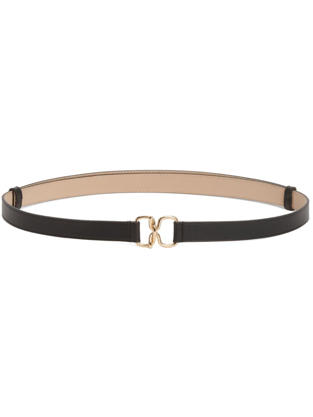 Fabiana Filippi leather crossover belt - Black