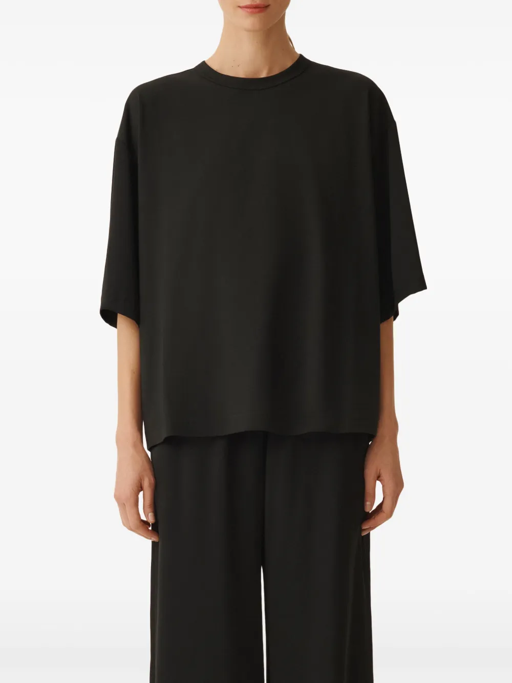 Fabiana Filippi Jersey T-shirt Zwart